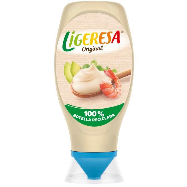 Eroski Salsa ligera LIGERESA bocabajo 430 ml