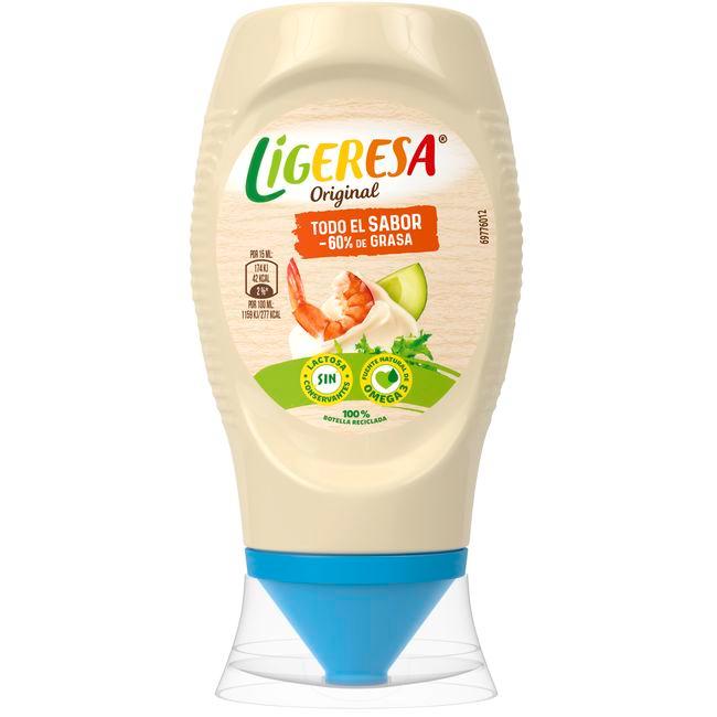 Eroski Salsa LIGERESA bocabajo 250 ml