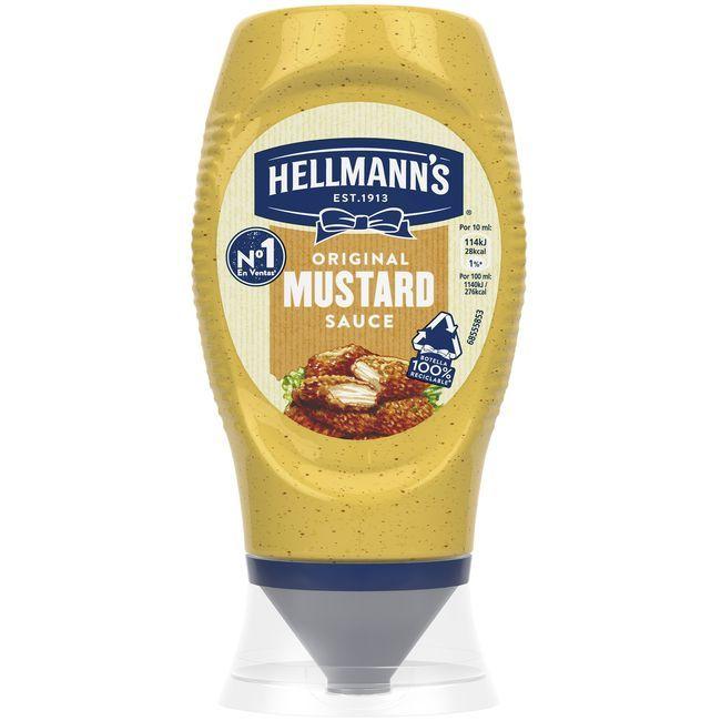 Eroski Salsa Mostaza HELLMANN'S Bocabajo 250 Ml