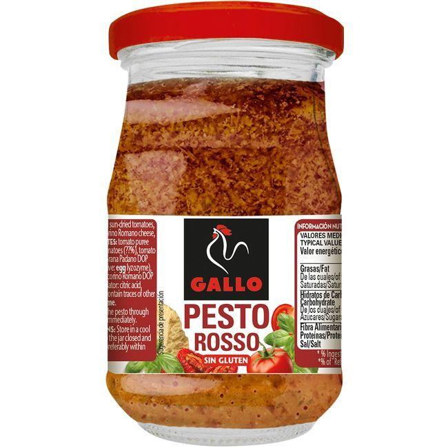 Eroski Salsa pesto rosso GALLO frasco 190 g