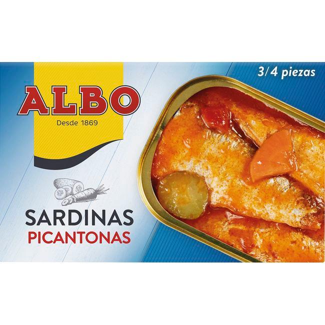 Eroski Sardina en salsa picantona ALBO lata 120 g