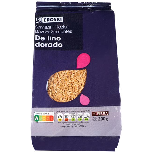 Eroski Semillas De Lino EROSKI Bolsa 200 G