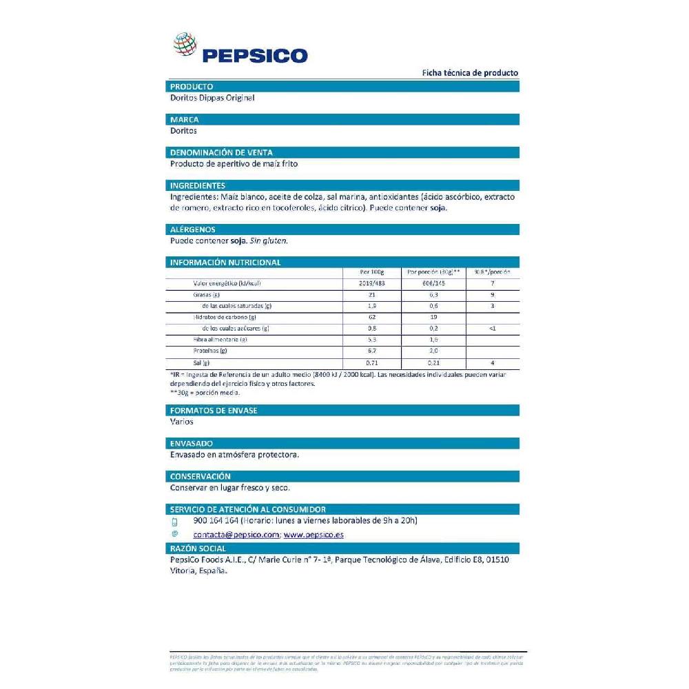 Eroski Snack De Maíz DORITOS Bolsa 150 G