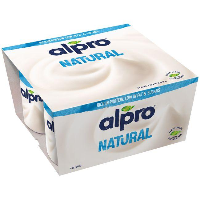 Eroski Soja natural ALPRO pack 4x125 g