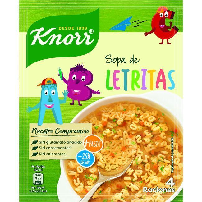 Eroski Sopa De Letritas KNORR Sobre 82 G