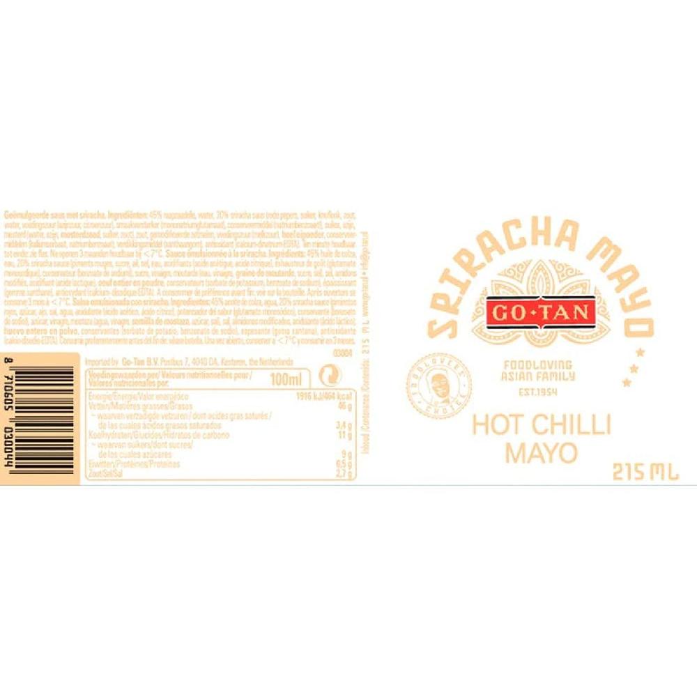 Eroski Sriracha Mayo GO-TAN Bote 215 Ml