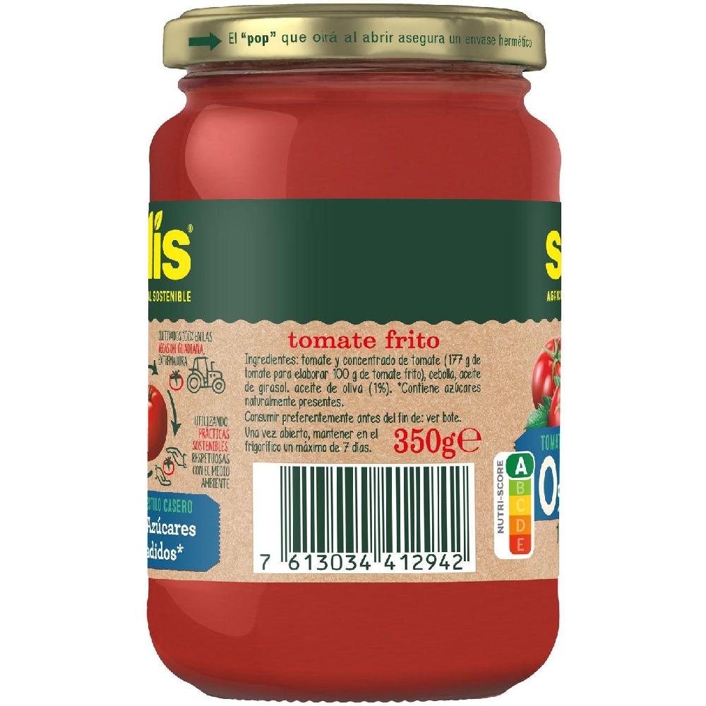 Eroski Tomate Frito Casero 0% SOLÍS Frasco 350 G