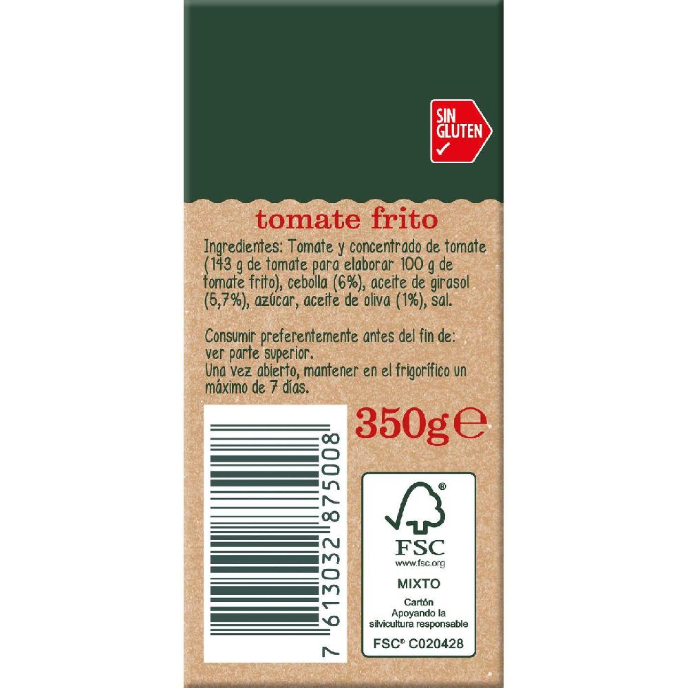 Eroski Tomate Frito Casero SOLIS Brik 350 G
