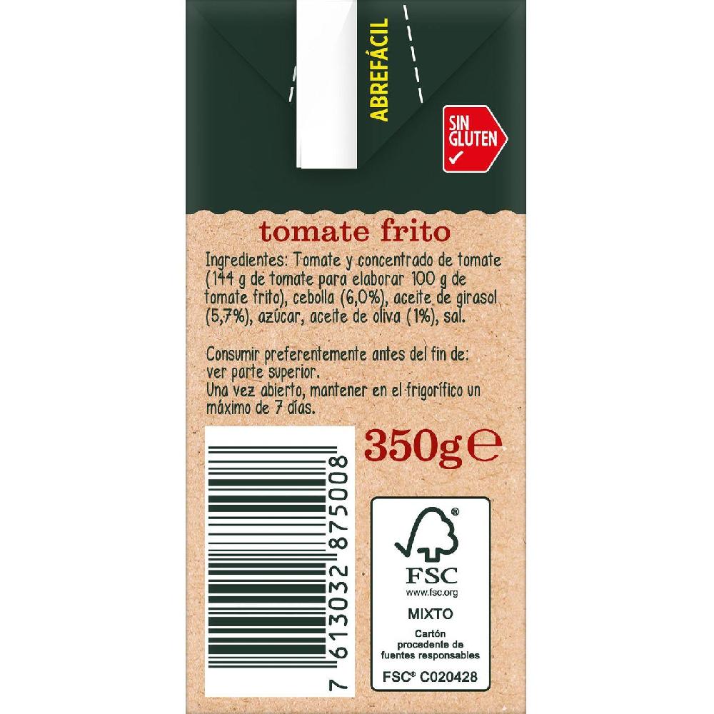 Eroski Tomate Frito Casero SOLIS Brik 350 G