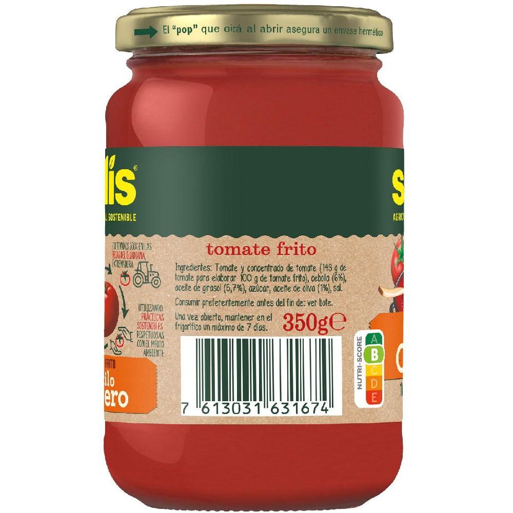Eroski Tomate Frito Casero SOLÍS Frasco 350 G