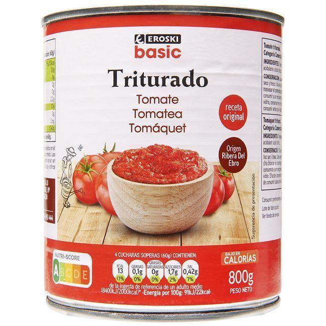 Eroski Tomate triturado EROSKI basic lata 800 g