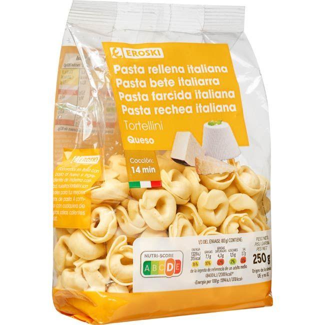 Eroski Tortellini Con Queso EROSKI Paquete 250 G