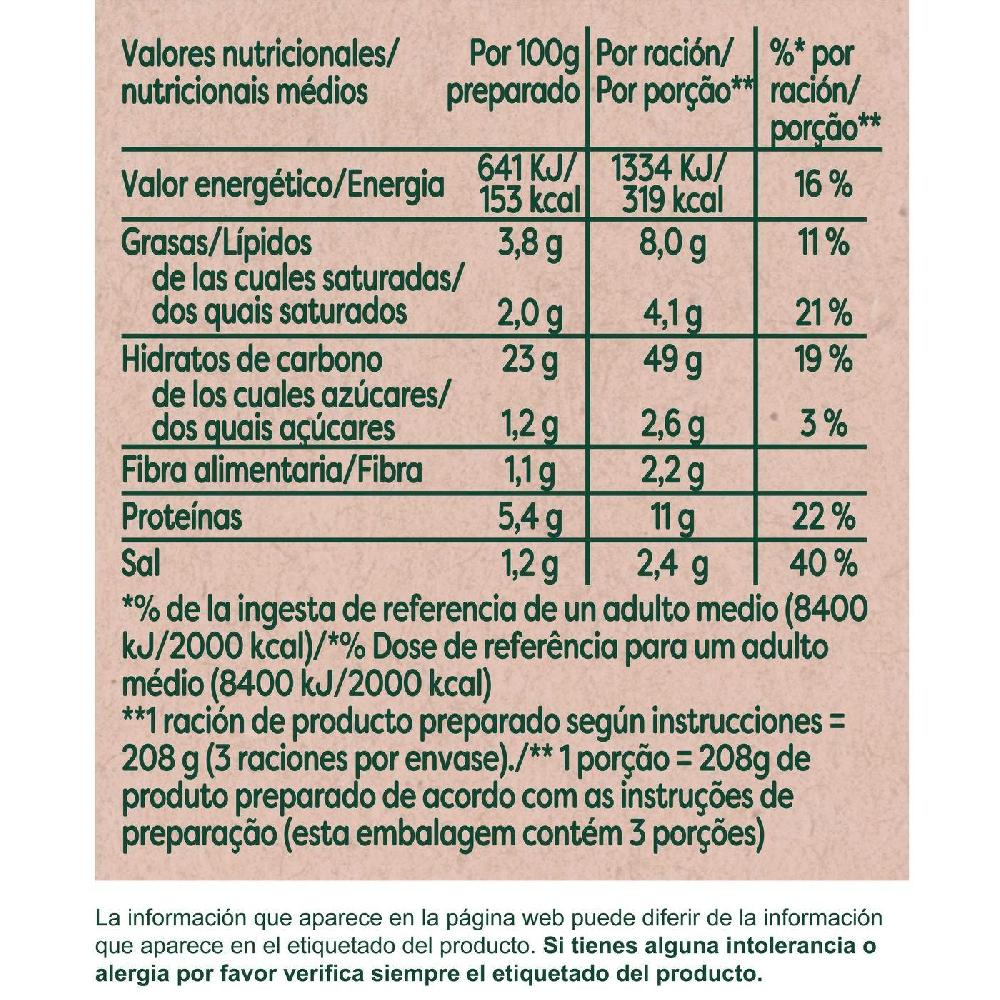 Eroski Tortellini Con Queso KNORR Paquete 250 G