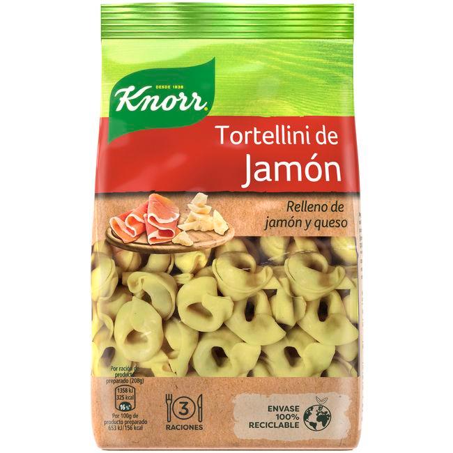 Eroski Tortellini de jamón KNORR bolsa 250 g