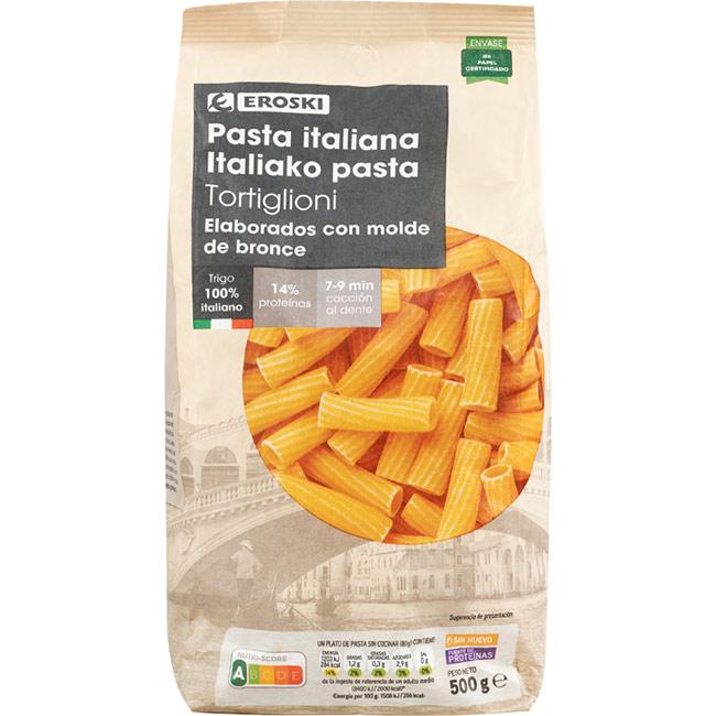 Eroski Tortiglioni Italia EROSKI paquete 500 g