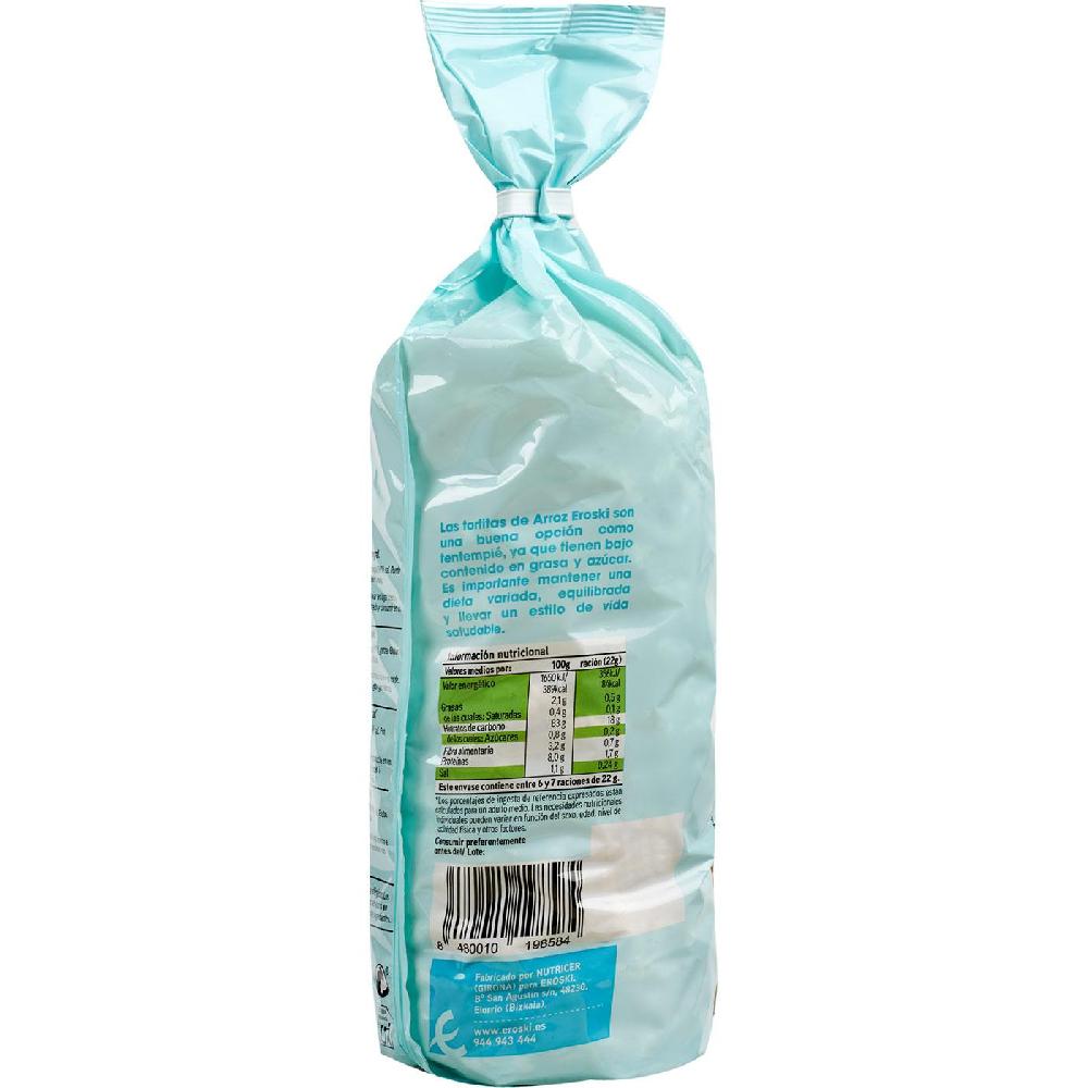Eroski Tortita De Arroz EROSKI Paquete 130 G