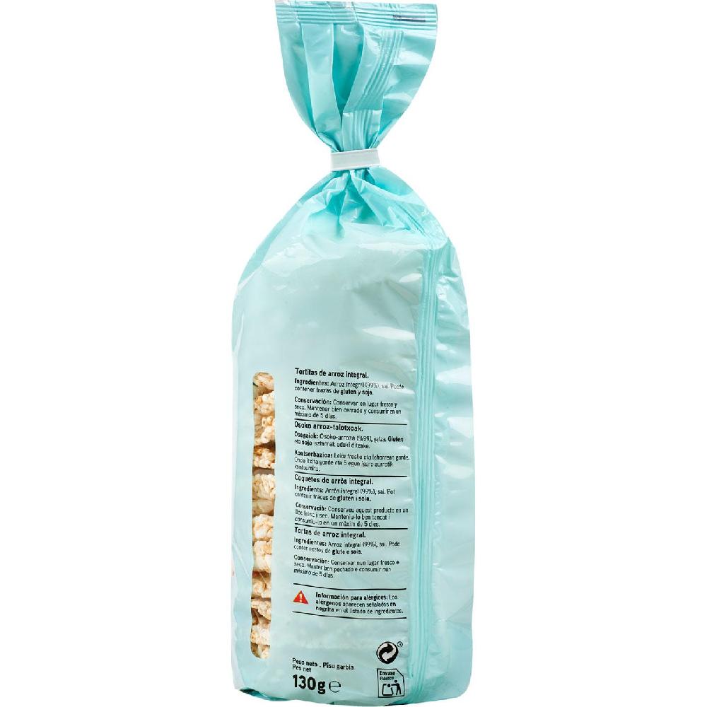 Eroski Tortita De Arroz EROSKI Paquete 130 G