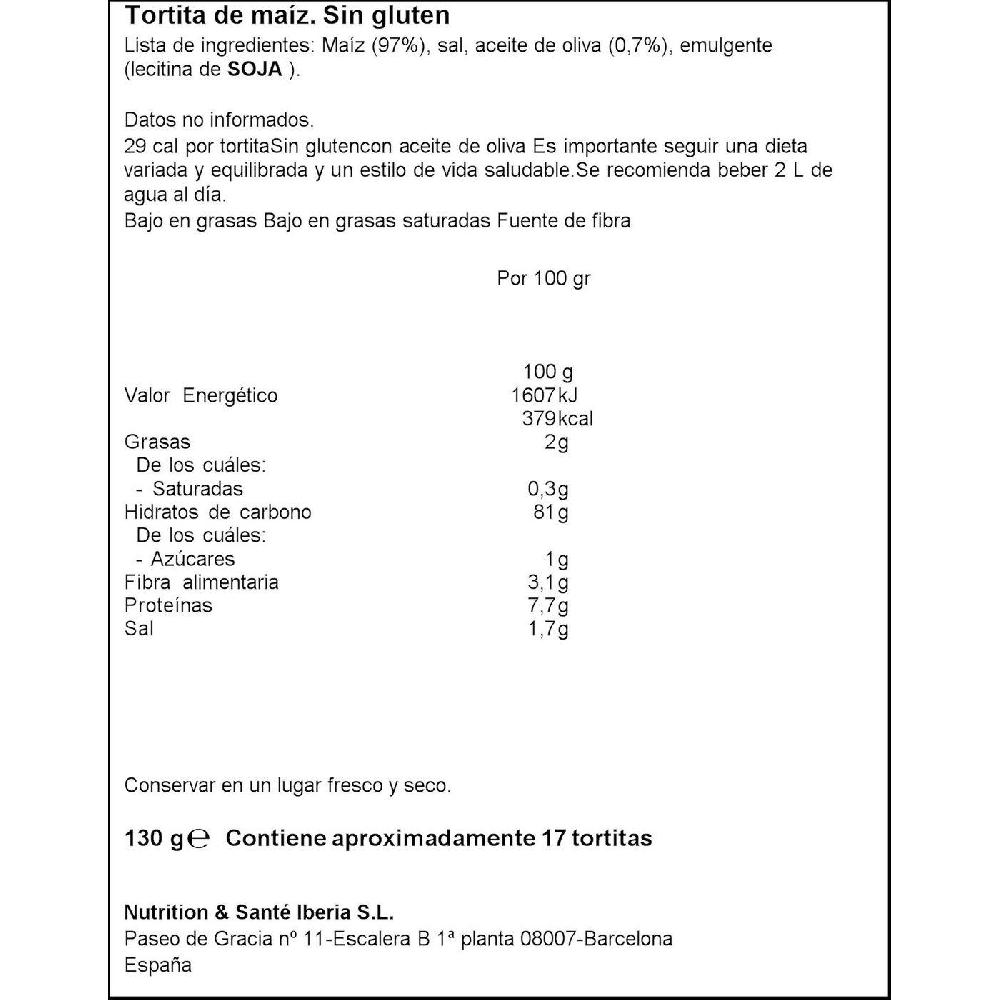 Eroski Tortitas De Maíz BICENTURY Paquete 130 G