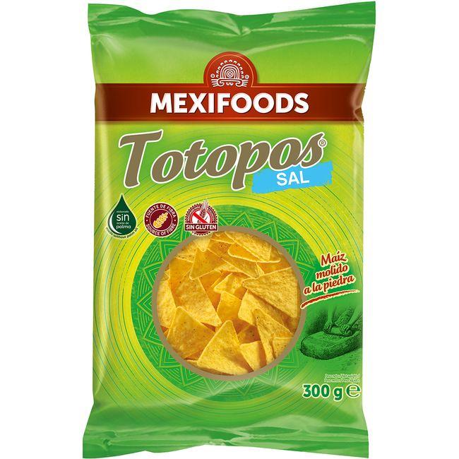 Eroski Totopos sal MEXIFOODS bolsa 300 g
