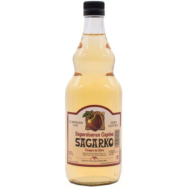 Eroski Vinagre de sidra SAGARKO botella 75 cl