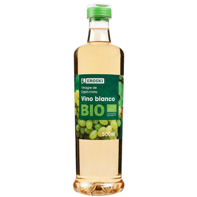 Eroski Vinagre de vino EROSKI BIO botella 500 ml