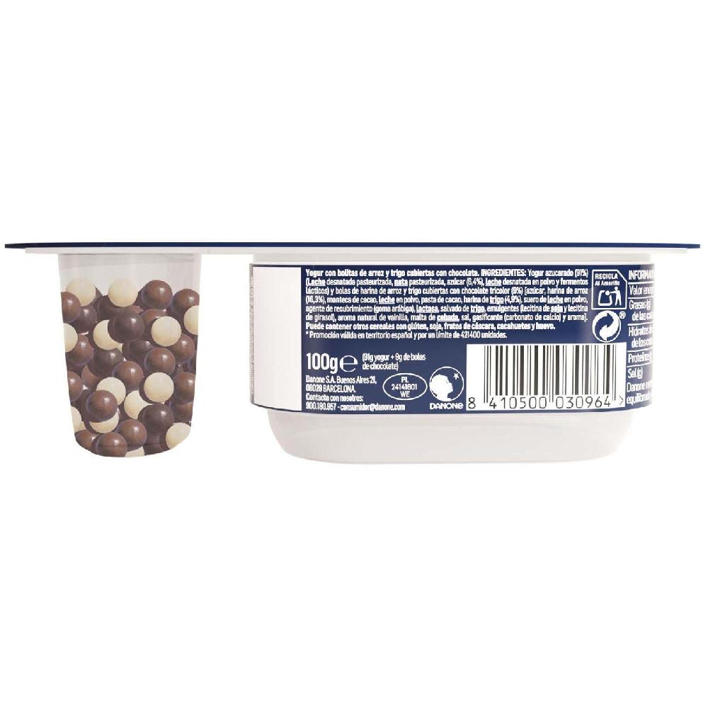 Eroski Yogur Choco Balls DANONE Tarrina 100 G