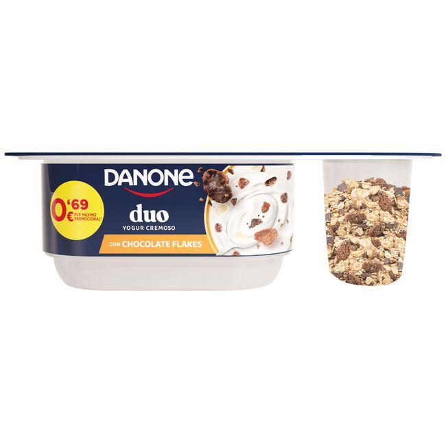 Eroski Yogur Choco Flakes DANONE Tarrina 102 G