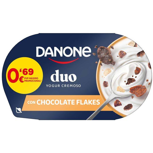 Eroski Yogur Choco Flakes DANONE Tarrina 102 G