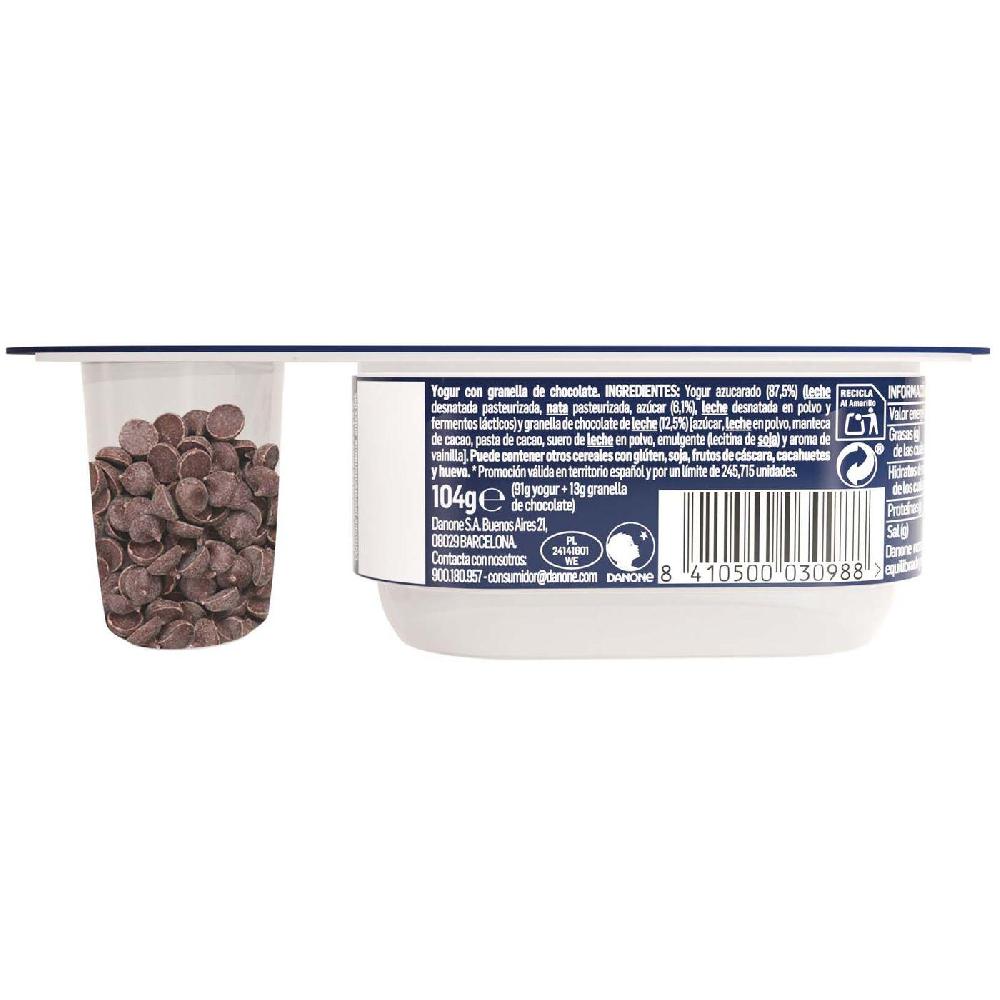 Eroski Yogur Choco Leche DANONE Tarrina 104 G