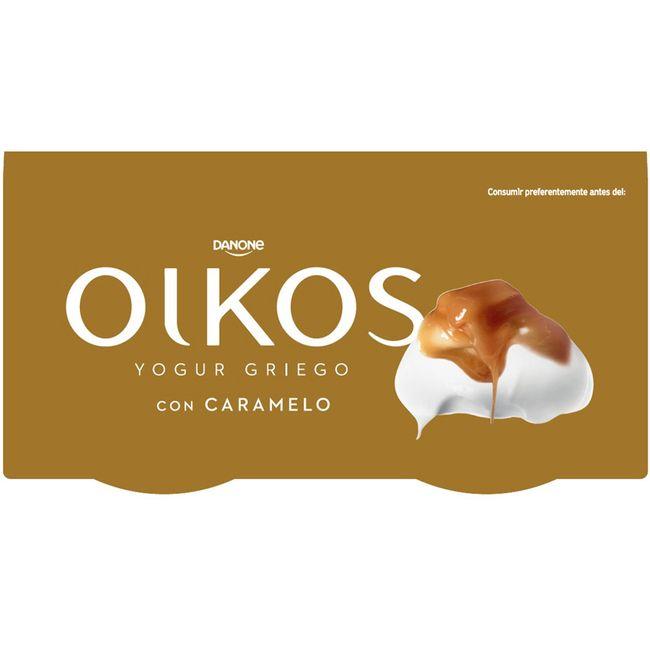 Eroski Yogur Griego De Caramelo OIKOS Pack 2x110 G