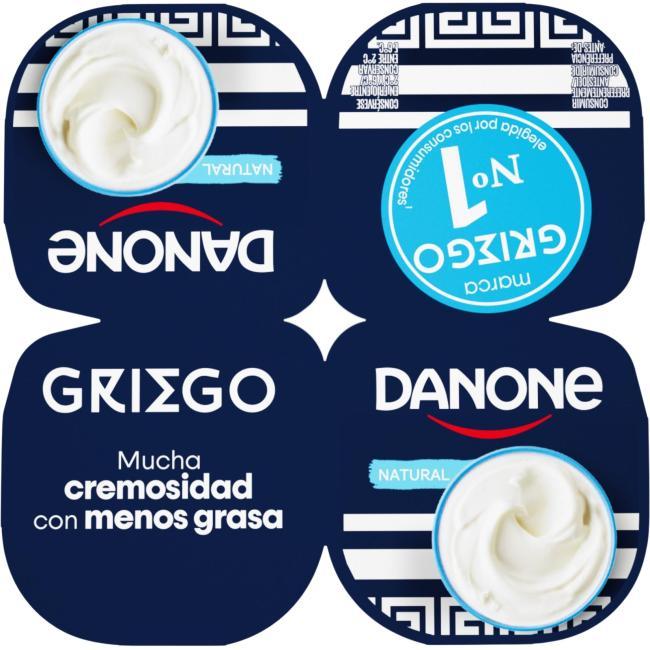 Eroski Yogur Griego Natural DANONE Pack 4x110 G