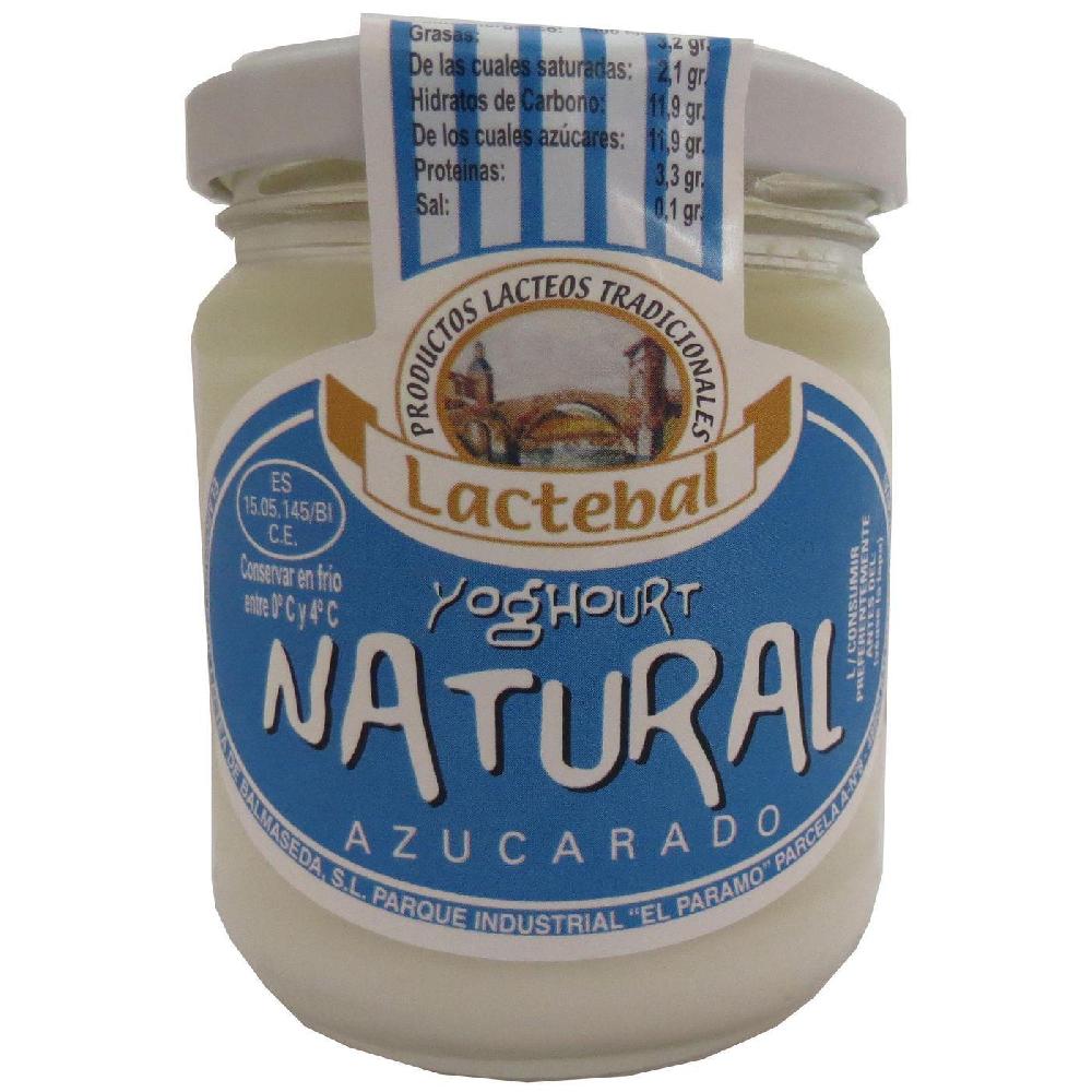 Eroski Yogur Natural LACTEBAL Tarro 200 G