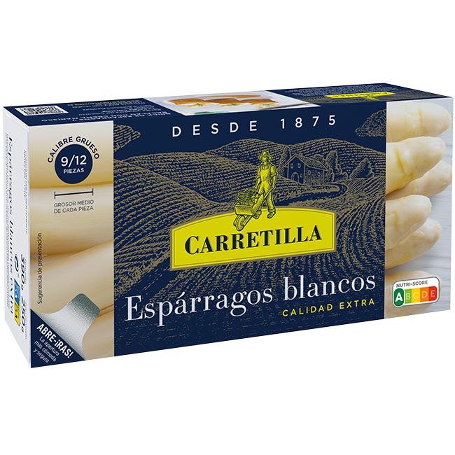 Eroski Espárrago grueso 9/12 piezas CARRETILLA lata 250 g