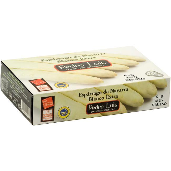 Eroski Esparrago grueso IGP Navarra 6/8 piezas PEDRO LUIS lata 250 g