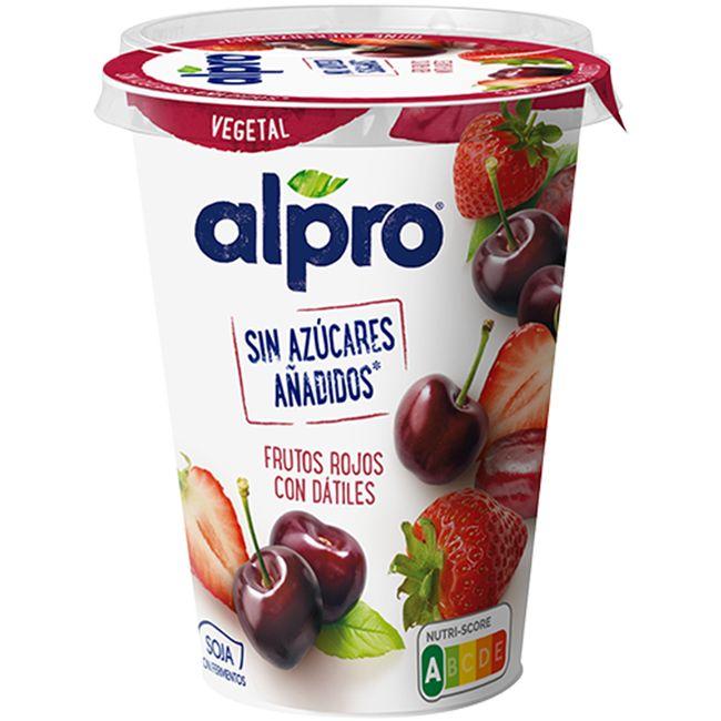 Eroski Fermento de frutos rojos y dátiles ALPRO tarrina 400 g