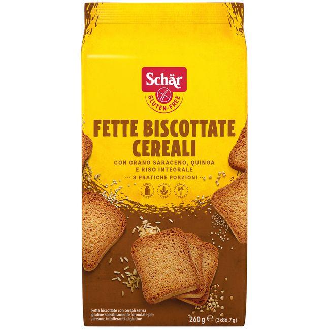 Eroski Fette biscottate cereali sin gluten SCHAR paquete 260 g
