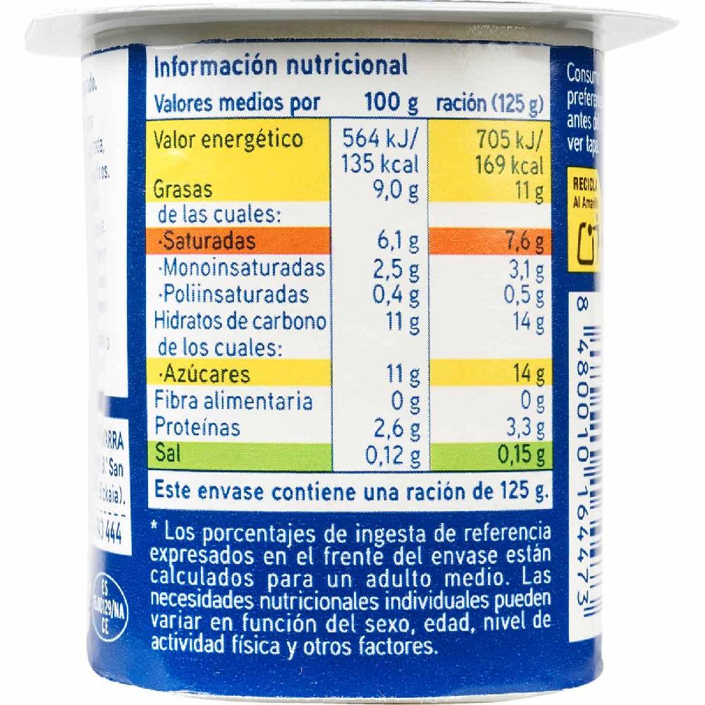 Eroski Griego Natural Azucarado EROSKI Pack 6x125 G