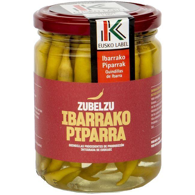 Eroski Guindilla de Ibarra Eusko Label ZUBELZU frasco 155 g