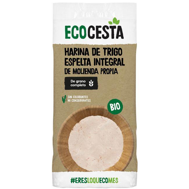 Eroski Harina de espelta integral bio ECOCESTA paquete 500 g