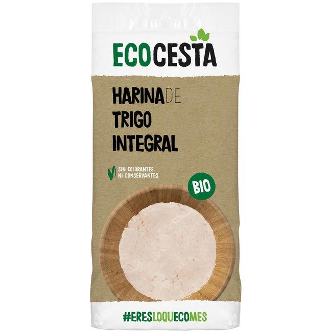 Eroski Harina De Trigo Integral Bio ECOCESTA Paquete 500 G