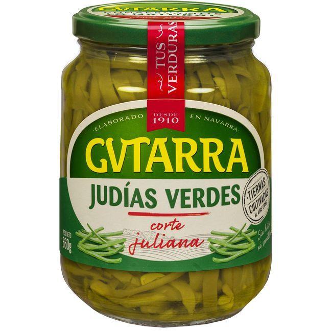 Eroski Judía verde en tiras corte juliana GUTARRA frasco 350 G