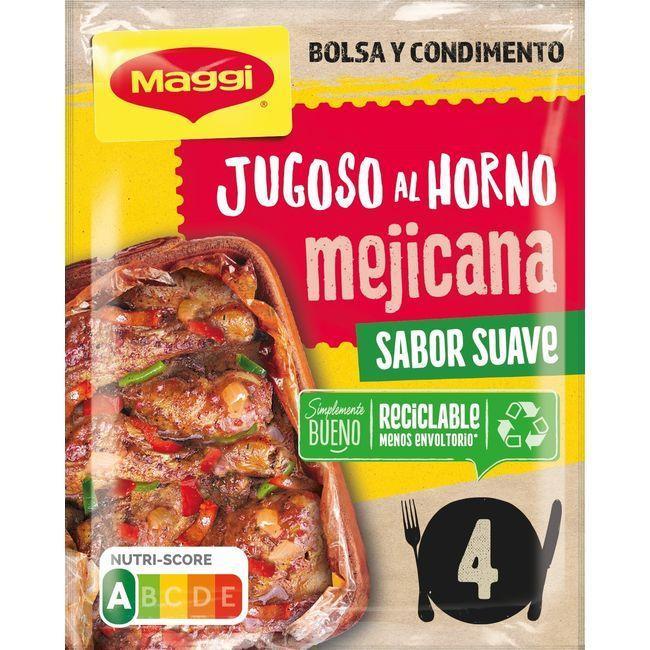 Eroski Jugoso al horno receta mejicana MAGGI sobre 38 g