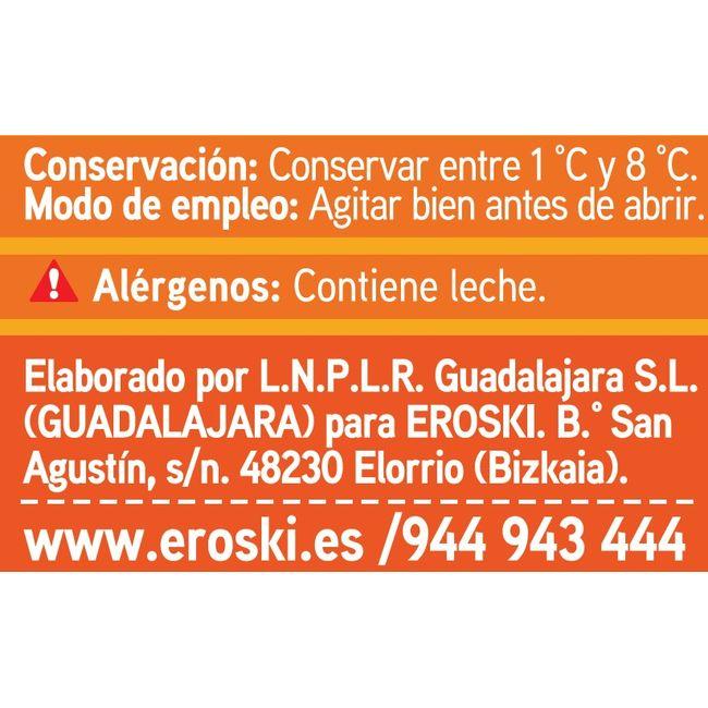 Eroski Lcasei Sabores Fresa Y Fresa Platano EROSKI Pack 6x100 G