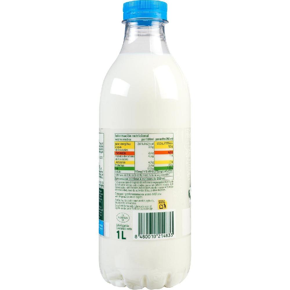 Eroski Leche Fresca Entera País Vasco EROSKI Botella 1 Litro