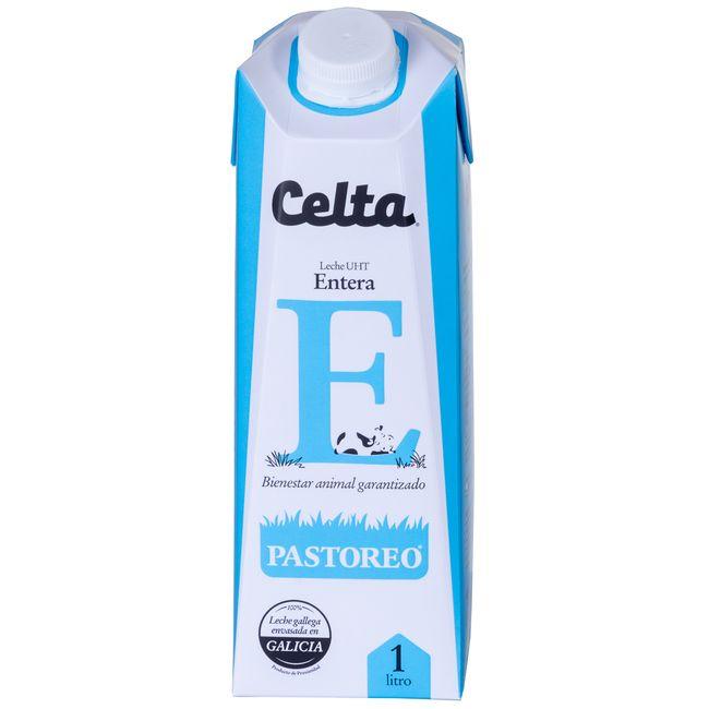 Eroski Leche uht entera pastoreo CELTA botella 1 litro