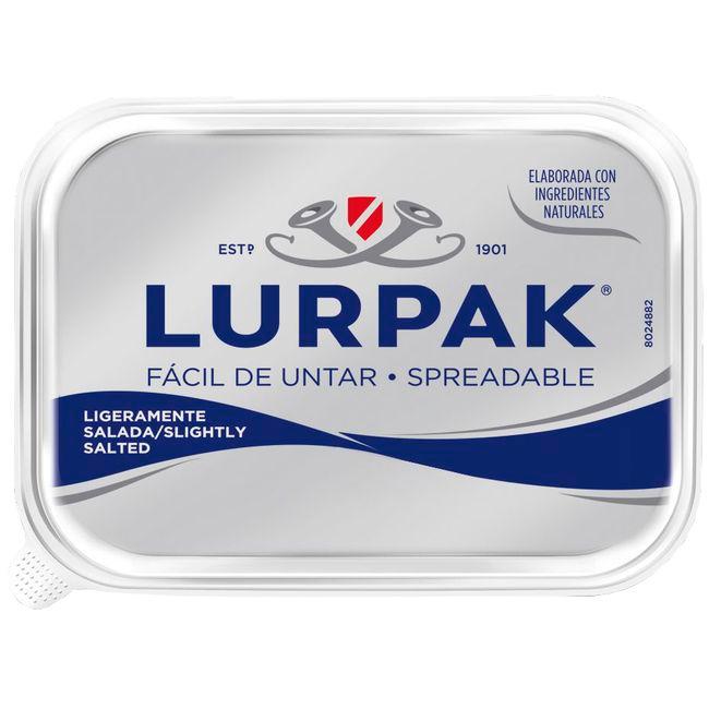 Eroski Mantequilla facil de untar salada LURPAK tarrina 200 g