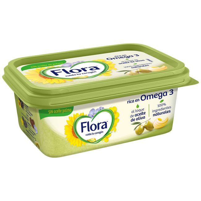 Eroski Margarina De Oliva Sin Aceite De Palma FLORA Tarrina 225 G