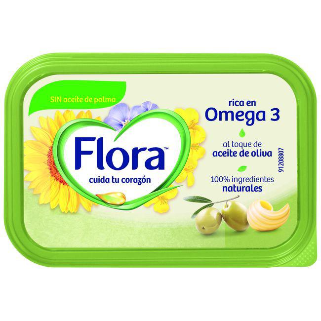 Eroski Margarina De Oliva Sin Aceite De Palma FLORA Tarrina 225 G