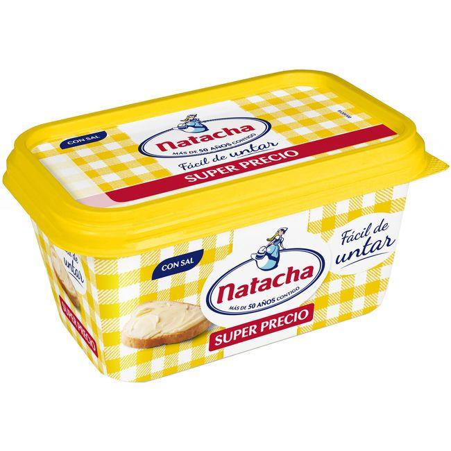 Eroski Margarina Untable Vegetal Con Sal NATACHA Tarrina 450 G