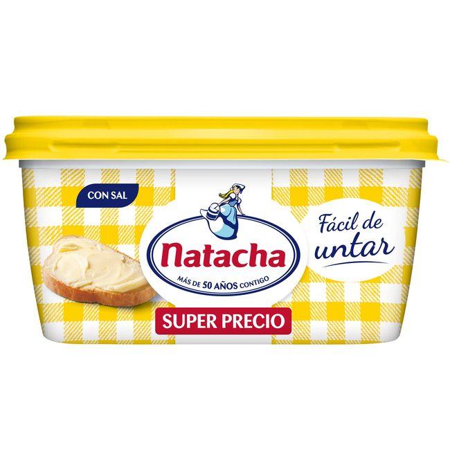 Eroski Margarina untable vegetal con sal NATACHA tarrina 450 g